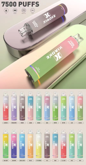 XIAOKE梟客拋棄式7500口可充電 / 獨家稀有綠豆口味!!